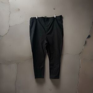 Buffalo David Bitton Pull On Pants Womens Plus Size XXL Black Stretch Straight